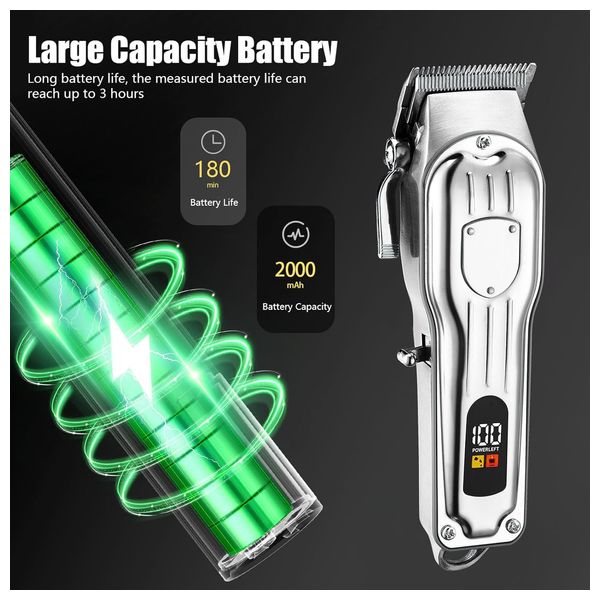  Hiena HYN-238 Hair Trimmer - White 