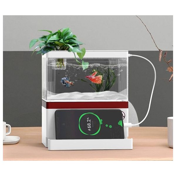  A4Tech Decorative Small Aquarium - 18x10x20cm 