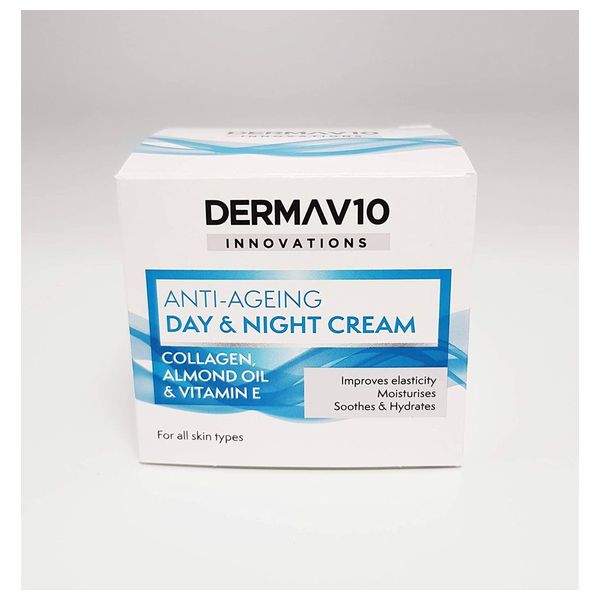  Derma V10 Innovations Anti Ageing Day & Night Cream - 50ml 