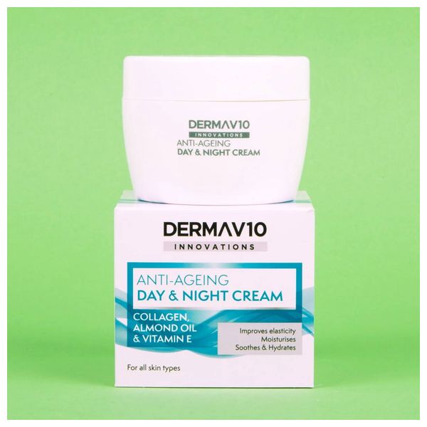  Derma V10 Innovations Anti Ageing Day & Night Cream - 50ml 