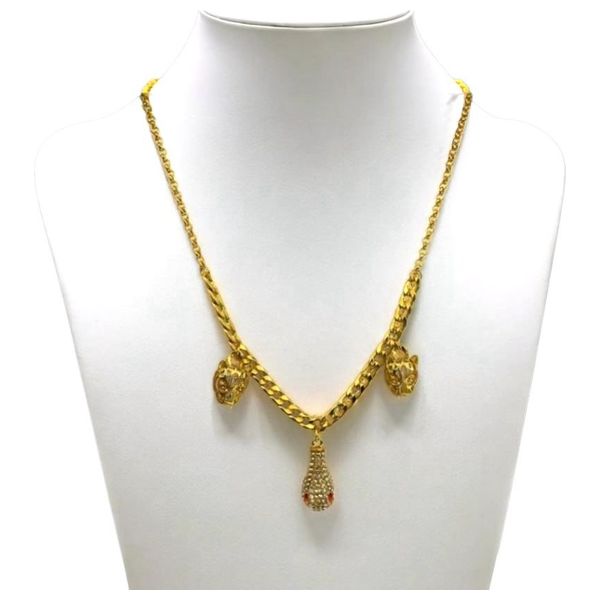 Women's Attractive Chain Necklace - Gold Color