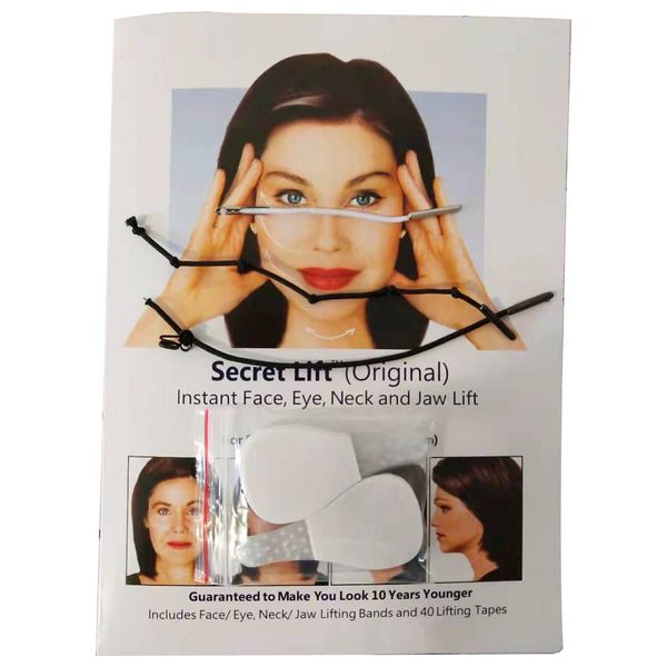  Instant Face, Eye Neck & Jaw Lift Tape - 40 Pieces 