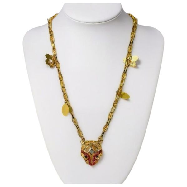 قلادة نسائية ذات سلسلة ناعمة - لون ذهبي