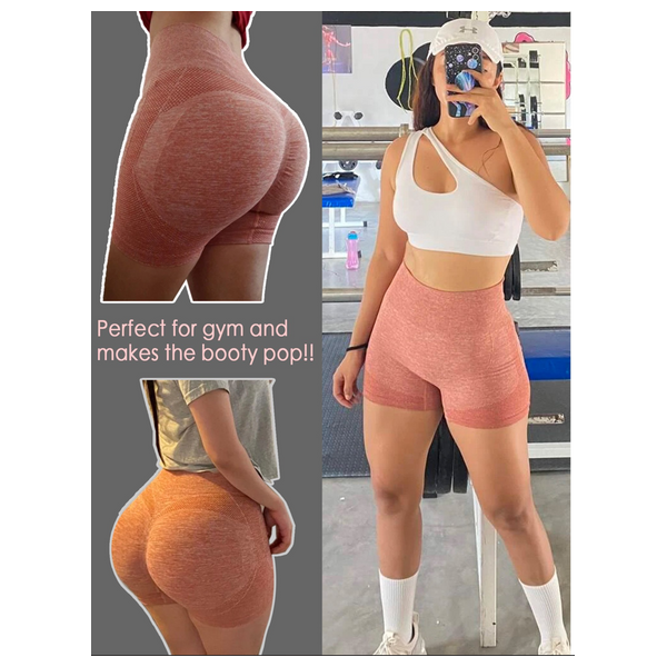 شورت رياضي عالي الخصر سيكوزوي -  ABC213 - اسود