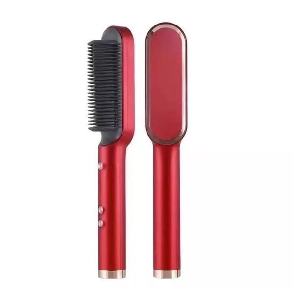  Ramindong RD380 - Hair Strightener Brush - Red 
