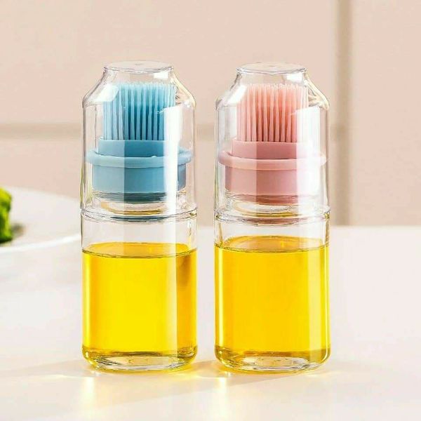  Oil Bottle with Silicone Brush Head 