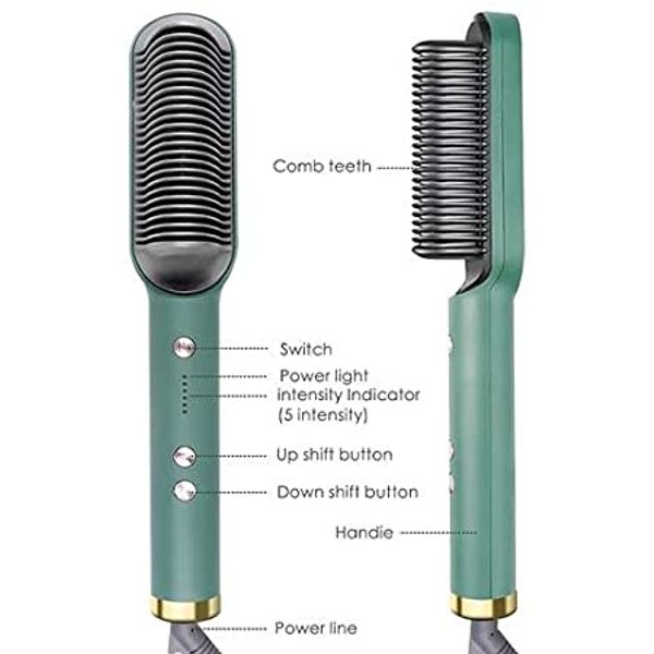  Ramindong RD380 - Hair Strightener Brush - Green 