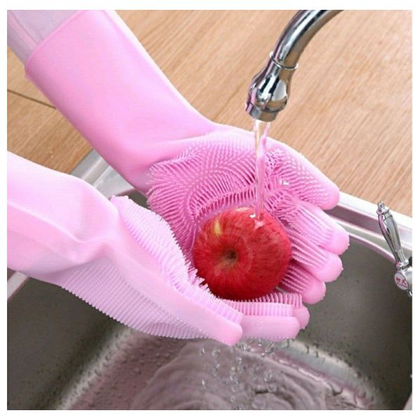  قفازات لغسيل الاطباق 