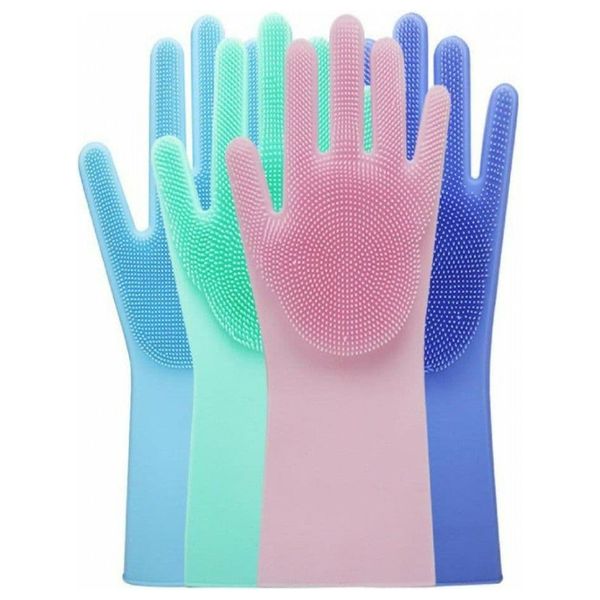  قفازات لغسيل الاطباق 