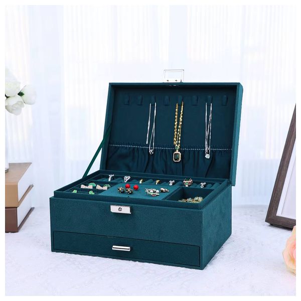  صندوق تنظيم اكسسورات - JEWBOX-003 - اخضر 