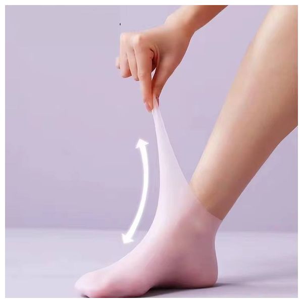  Medical Silicone Foot Care Socks - Pink 