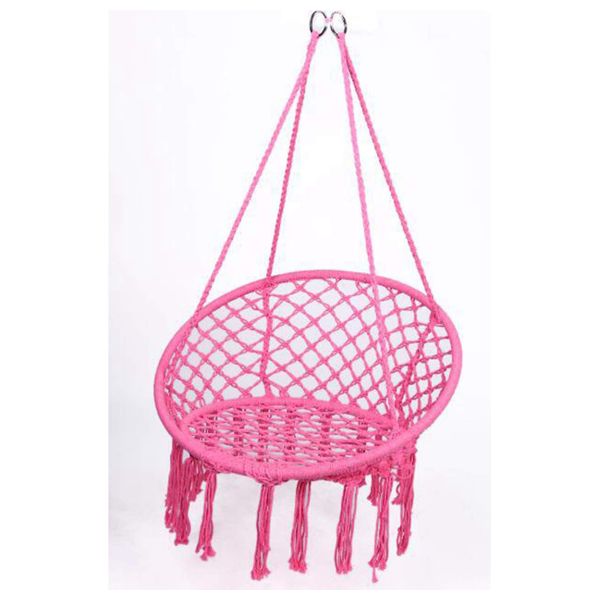  Hanging swing chair can hold up to 120 kg - Pink 