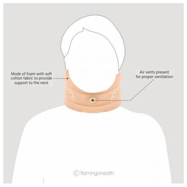  فلامينكو ياقة عنقيةitem -بيج 