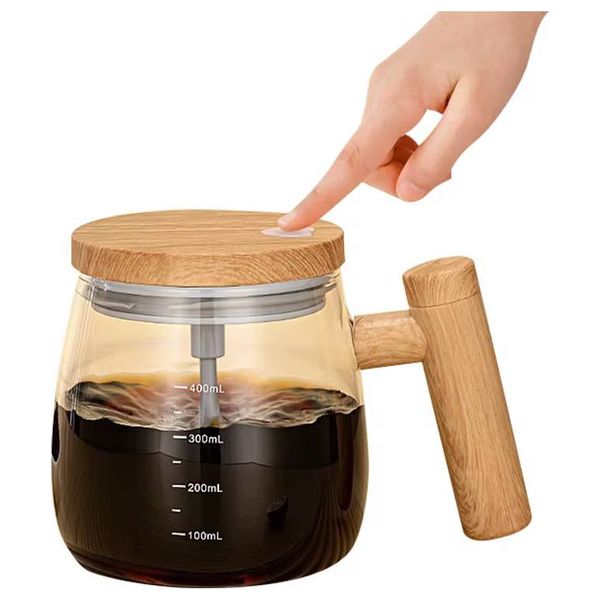Electric Whisk Mixing Cup 400ml - Beige
