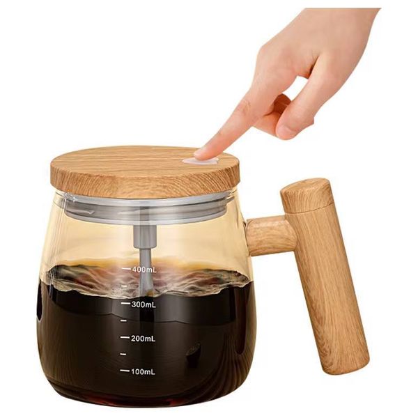 Electric Whisk Mixing Cup 400ml - Beige