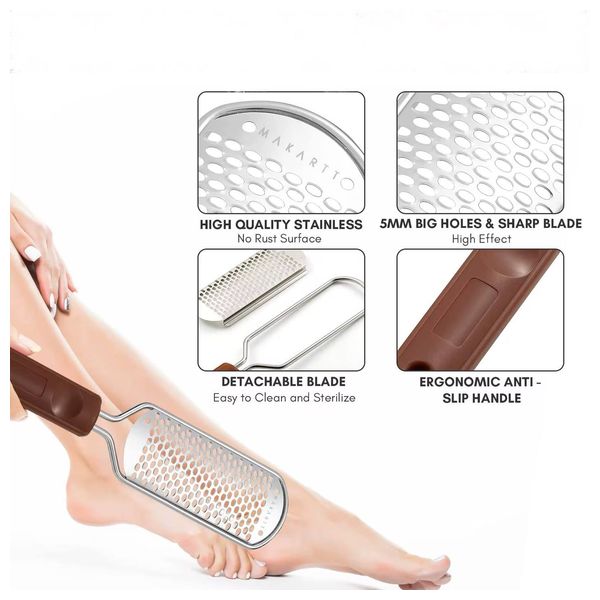 Exfoliating tool (scraper) foot corn remover