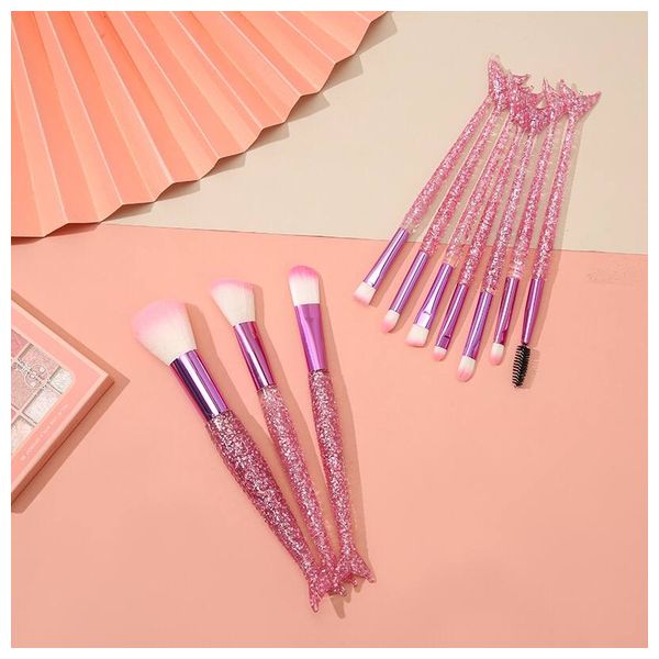  مجموعة فرش مكياج - 10 قطع 