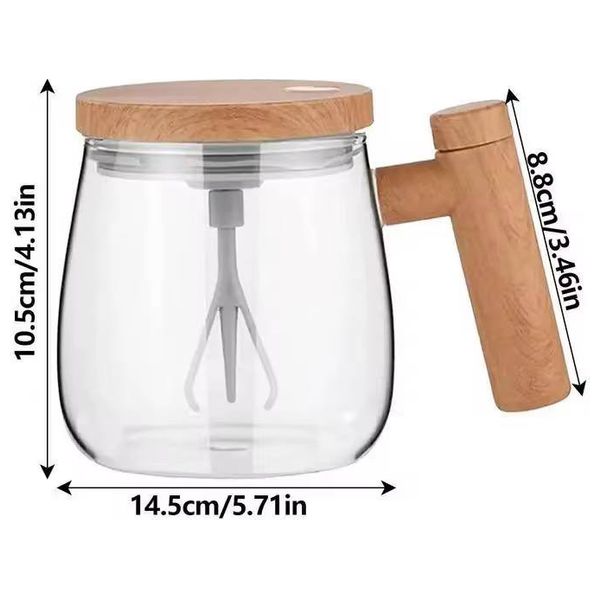 Electric Whisk Mixing Cup 400ml - Beige