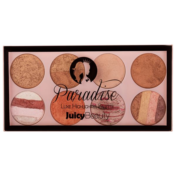  Juicy Beauty paradise Highlighter Palette, Multicolor 