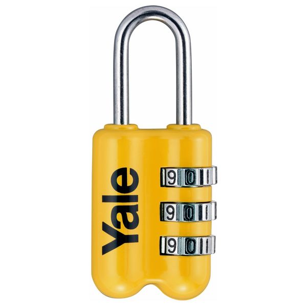  Yale yp2/23/128/1y - Combination Padlock - Yellow 