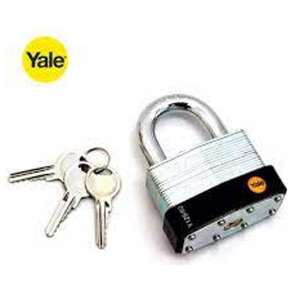  Yale Y125/60/133/1 - Hardened Iron Padlock - Silver 