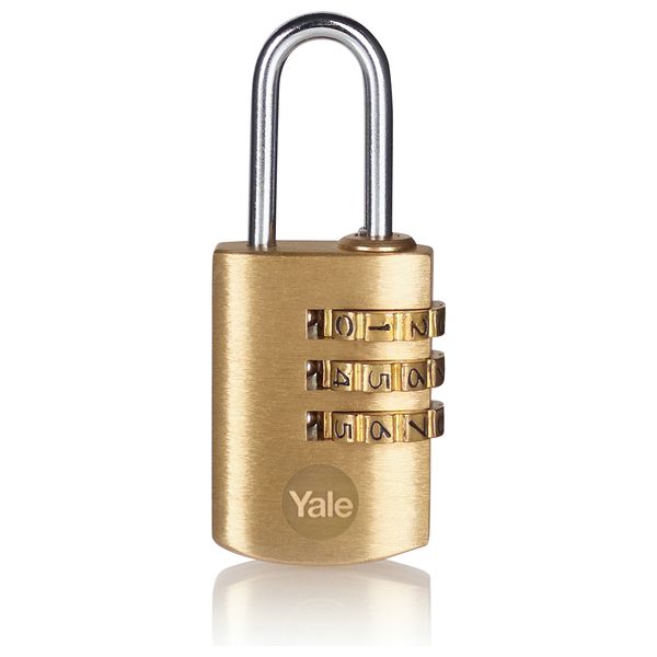  Yale Y150B/30/125/1 - Combination Padlock - Gold 