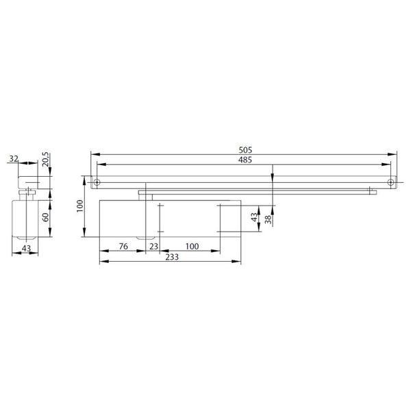  Yale 30-3700-0010-60-11 - Automatic Door Closer Machine 