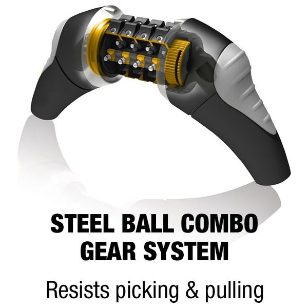  Yale YCC1/10/185/1 - Standard Combination Cable Lock - 180cm 