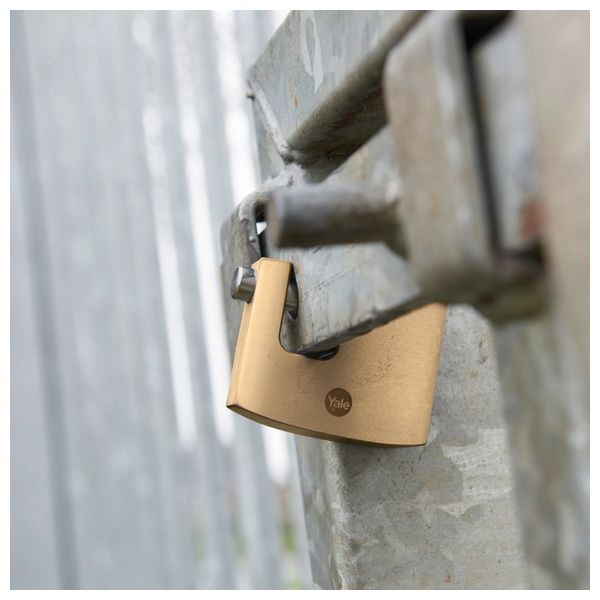  قفل نحاس صلب ييل - Y114B - ذهبي 
