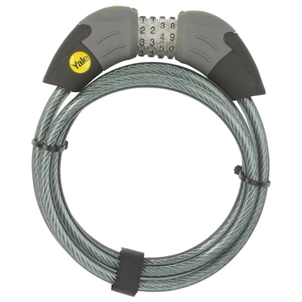 Yale YCC1/10/185/1 - Standard Combination Cable Lock - 180cm 