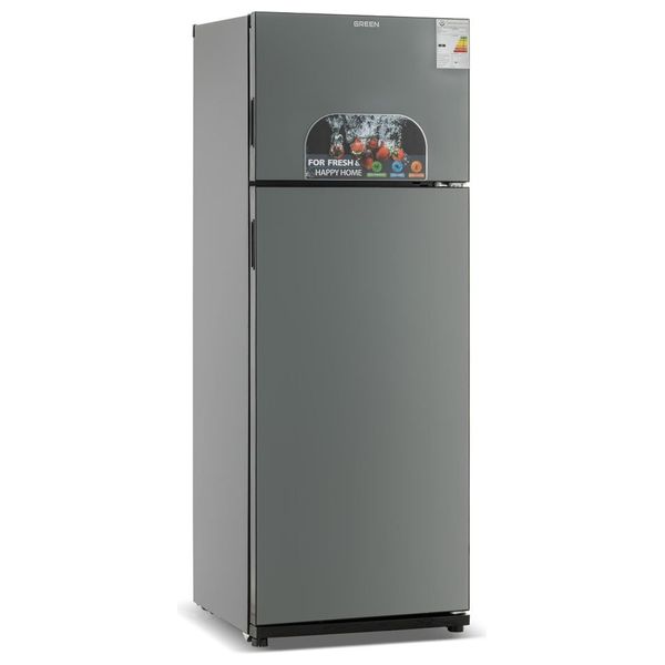 ثلاجة ذات بابين كرين - 18 قدم  - GRF-DCC500SG - سلفر