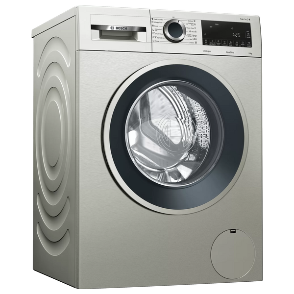  غسالة بوش فتحة امامية - 9 كغم - 1200 دورة بالدقيقة - WGA242XVME - سلفر 