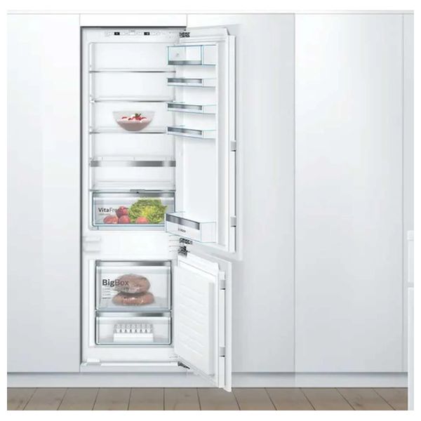 ثلاجة بوش بابين - 10 قدم - KIS87AF30U - ابيض