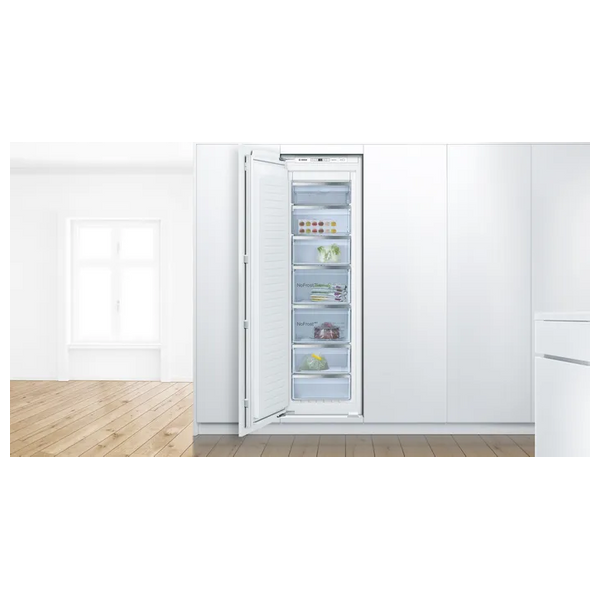  BOSCH GIN81AEF0U - 8ft - Upright Freezer - White 