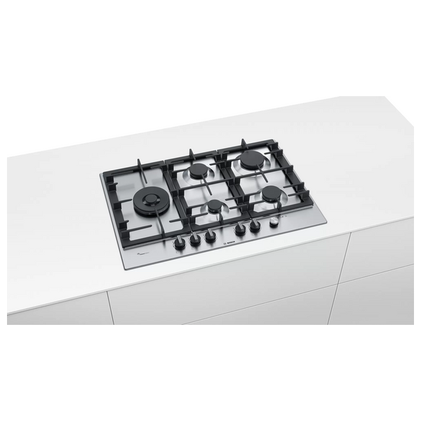  BOSCH PCS7A5M90 - 5 Burners - Built-In Gas Cooker - Stainless Steel 