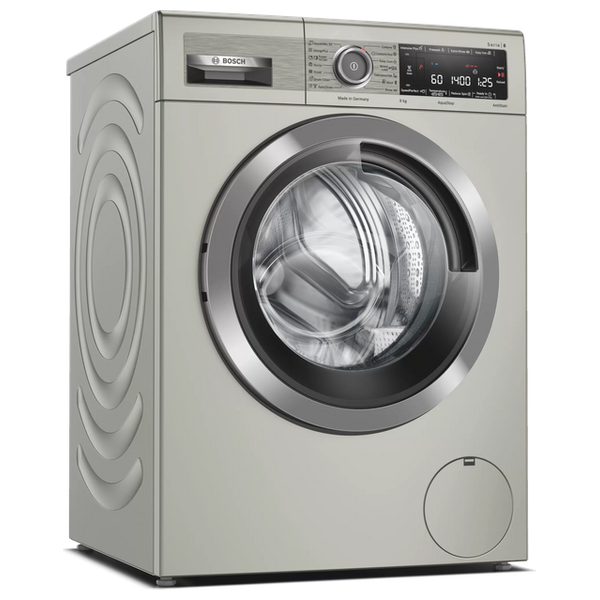 Silver washing machine 9kg deals