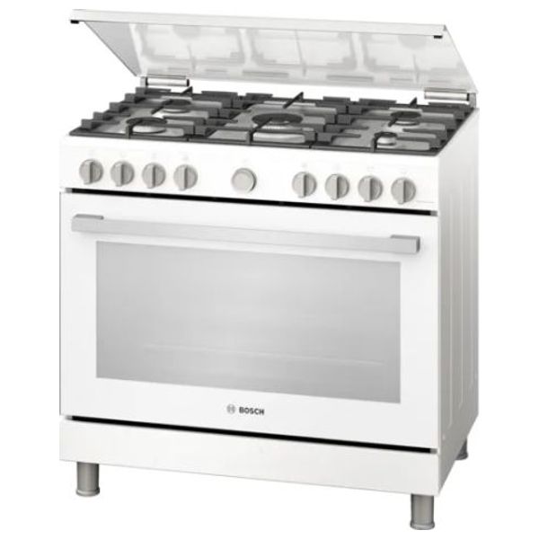  BOSCH HGV1F0V20S - 5 Burners - Gas Cooker - White 