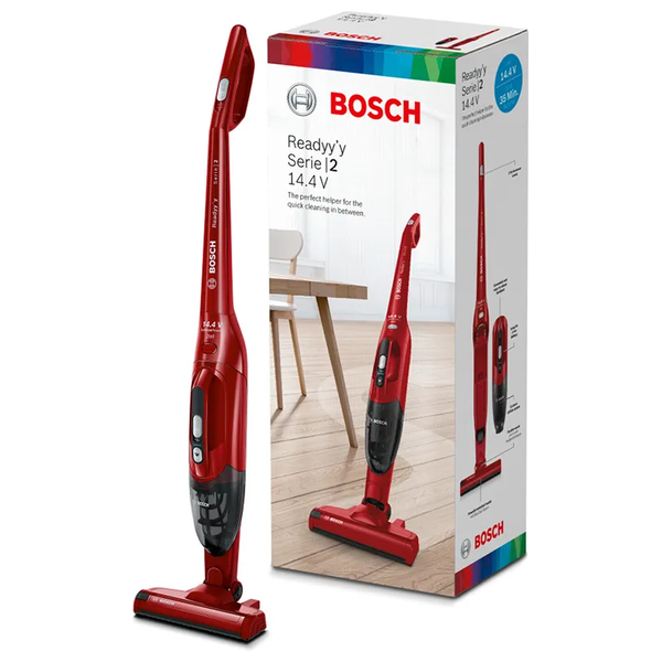  BOSCH BBHF214R - Bagless Vacuum Cleaner - Red 