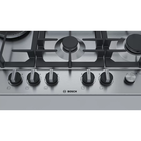 BOSCH PCS7A5M90 - 5 Burners - Built-In Gas Cooker - Stainless Steel 