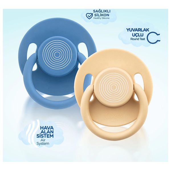 وي بيبي لهاية اطفال 12 الى 18 شهرا - عدد 2 - ازرق