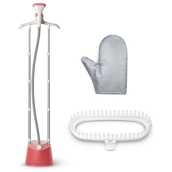 Philips Garment Vertical Steamer - STE1020/46 - 1800W - 1.8 L - Red