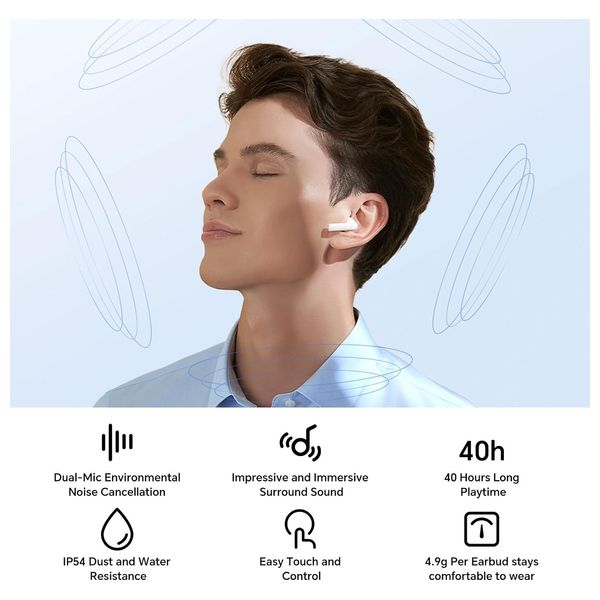  سماعة بلوتوث داخل الاذن هونر - Earbuds X7i - ابيض 