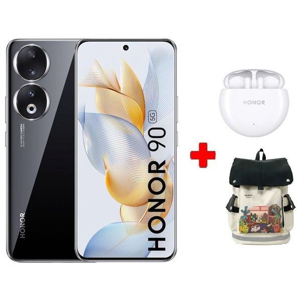 هونر 90 - دبل سيم - 512/12 كيكابايت + سماعة بلوتوث داخل الاذن هونر - Earbuds X5e