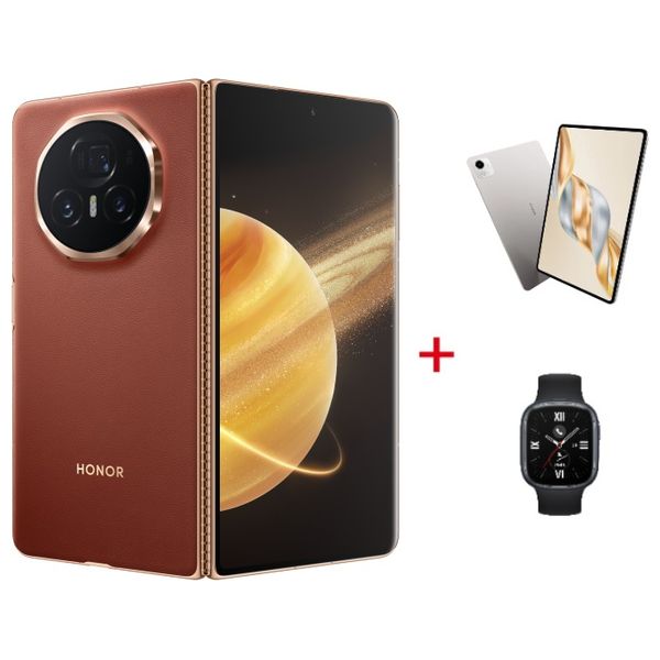 هونر MagicV3 5G - دبل سيم - 512/12 كيكابايت + ساعة هونر Watch 4 + هونر تاب Pad X9a