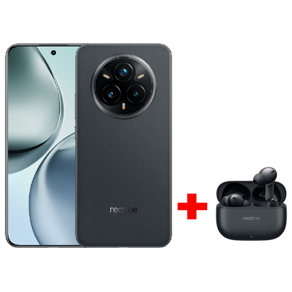 ريلمي 14 برو بلس 5G - دبل سيم - 6.83 انج - OLED - كوالكوم سنابدراجون 7s الجيل الثالث - بحجم بطارية 5860 ميلي امبير - سماعة ريلمي اذن لاسلكية T310