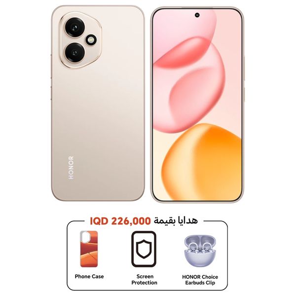Honor 400 5G - Dual SIM - 512/12GB - 6.55 Inch - AMOLED 120HZ - Snapdragon 7 Gen 3 (4 nm) - 6000 mAh + Cover + HONOR Choice Earbuds Clip + Screen Protection - Pre-Order