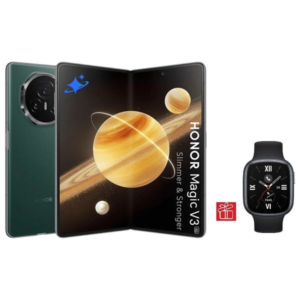هونر MagicV3 5G - دبل سيم - 512/12 كيكابايت + ساعة هونر Watch 4
