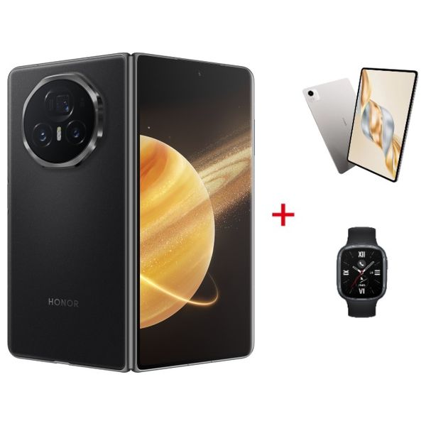 هونر MagicV3 5G - دبل سيم - 512/12 كيكابايت + ساعة هونر Watch 4 + هونر تاب Pad X9a