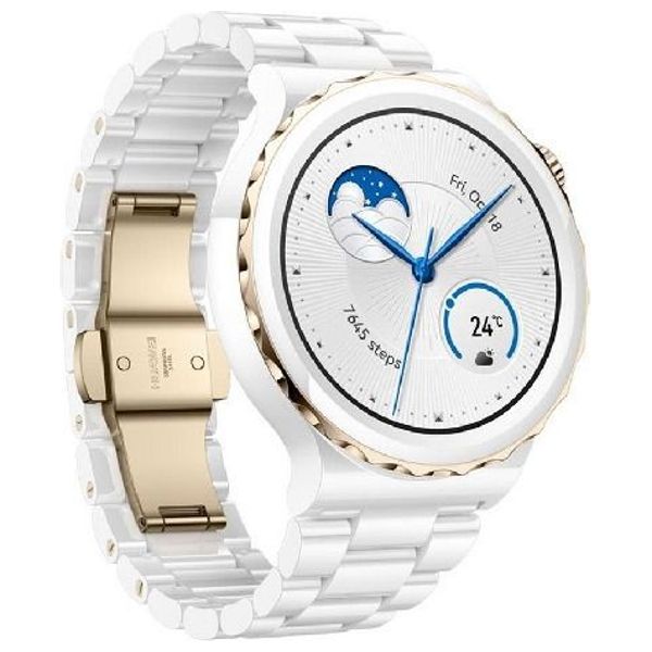  Huawei Watch GT3 PRO - 43mm - Gold Ceramic White 