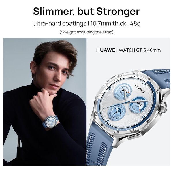  ساعة هواوي - GT 5 - ملم46 + سوار - حجز مسبق 